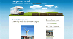 Desktop Screenshot of campervanrental.org