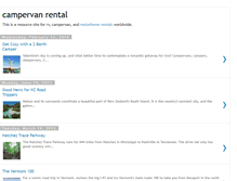 Tablet Screenshot of campervanrental.org